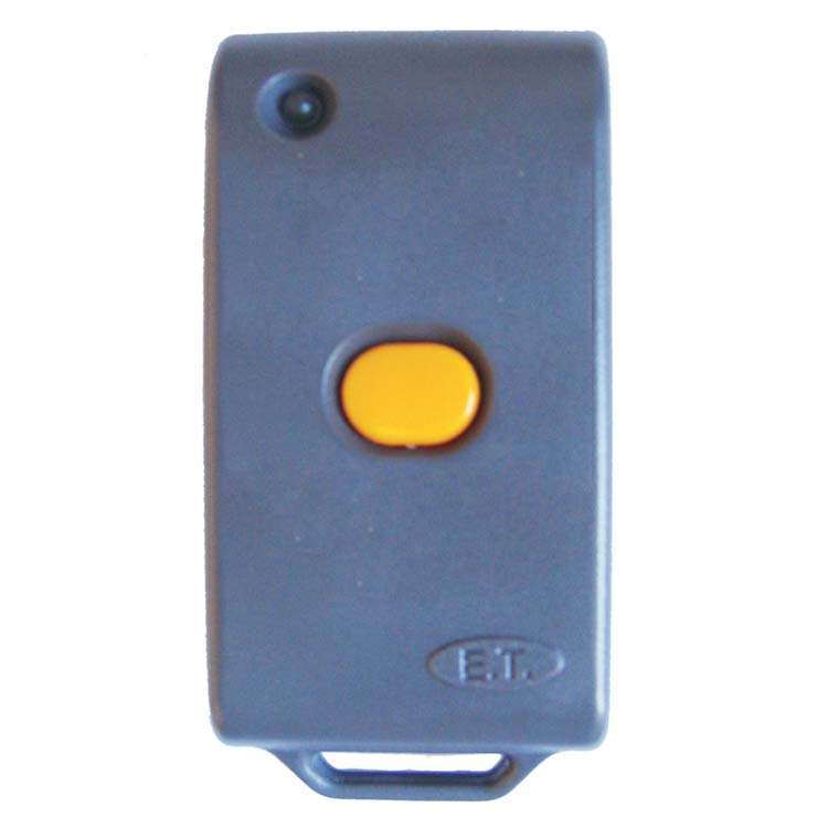 ET 1 Button Transmitter Learn (404) Learns all 404 fixed format remotes  Frequency: 404 MHz  100m li