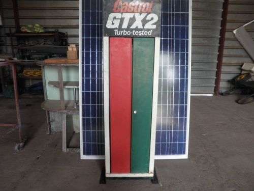 Old Castrol Display Cabinet