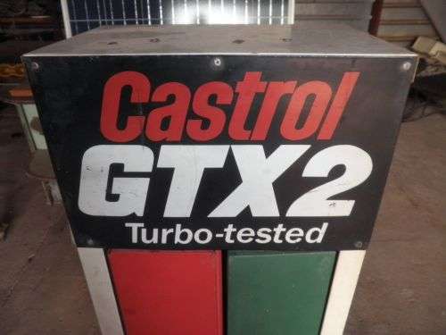 Old Castrol Display Cabinet