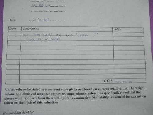 Yellow gold and diamond tennis bracelet