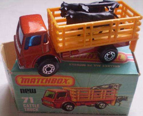 1976 Matchbox Cattle Truck No71