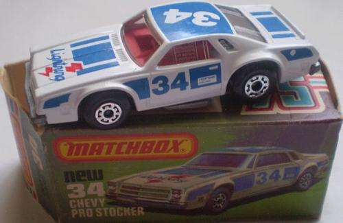 1980 Matchbox Chevy Pro Stocker No34