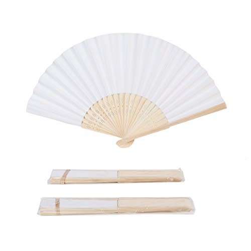 White Paper Hand Fans