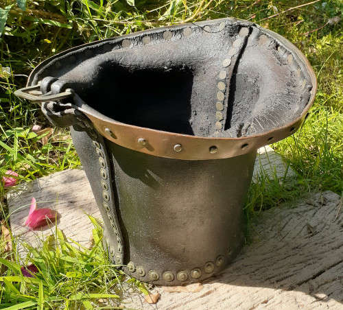 Antique Leather Fire Bucket