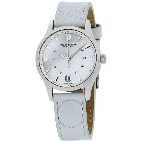 Victorinox Womens watch, leather strap new with tags