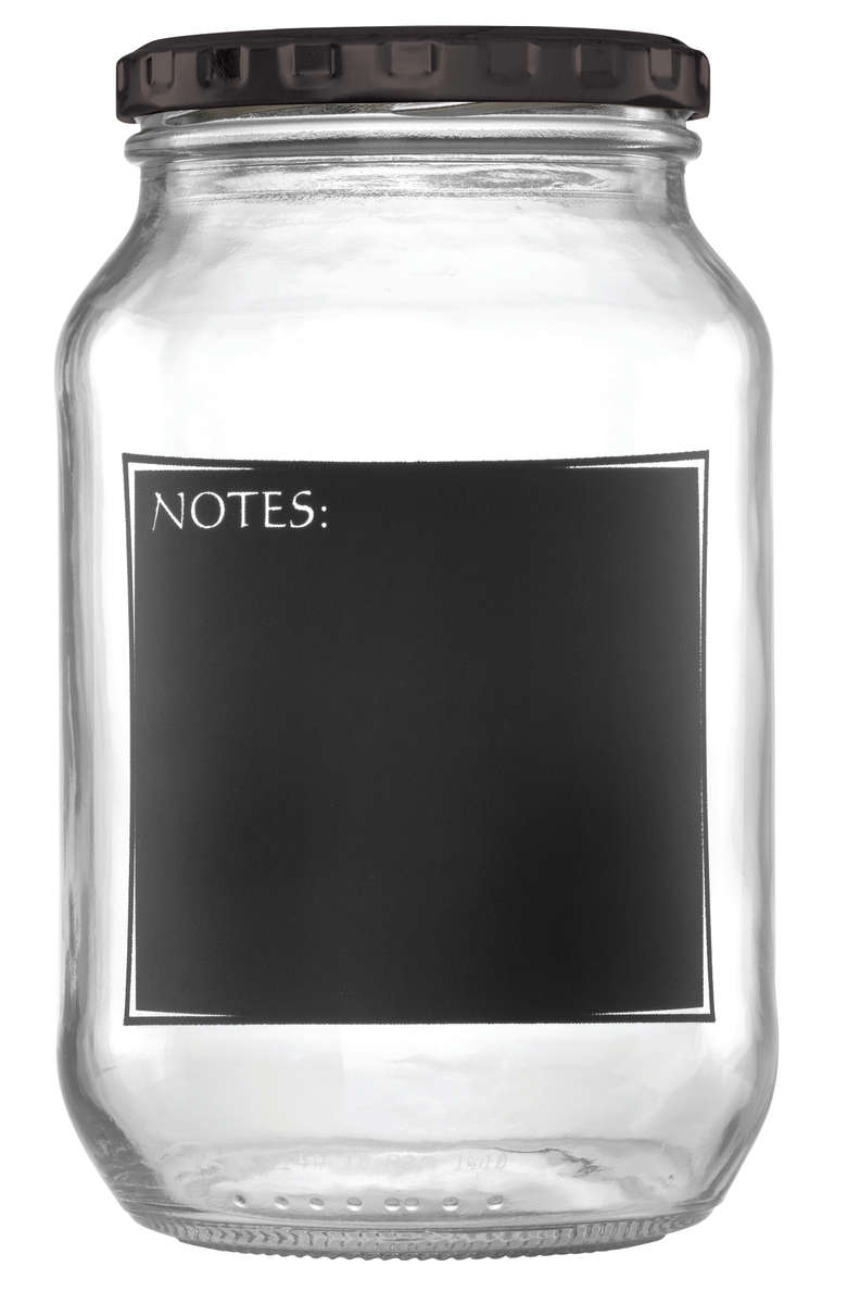 CONSOL Glass Note Jar
