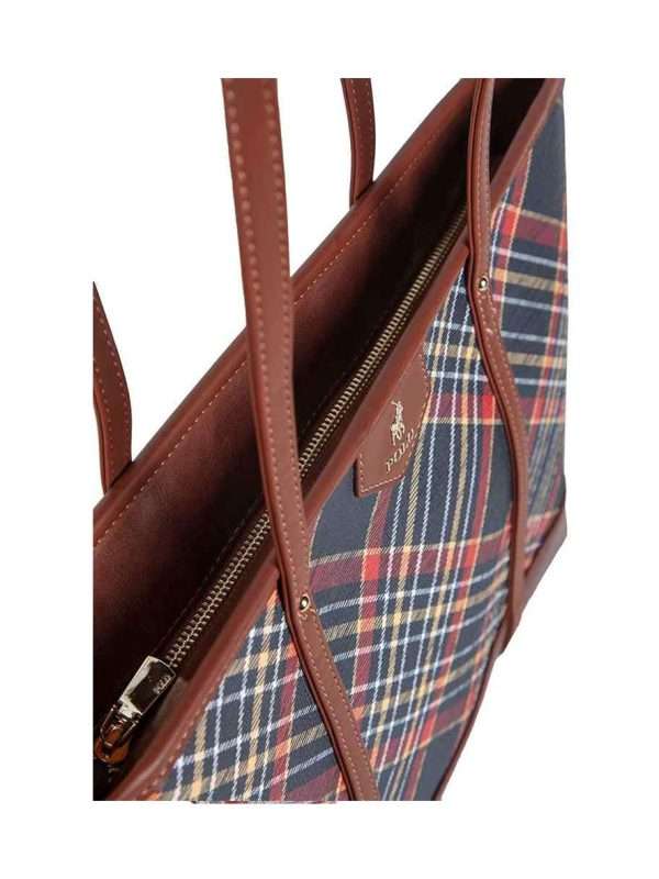 Polo Tartan Tote Bag (Black)