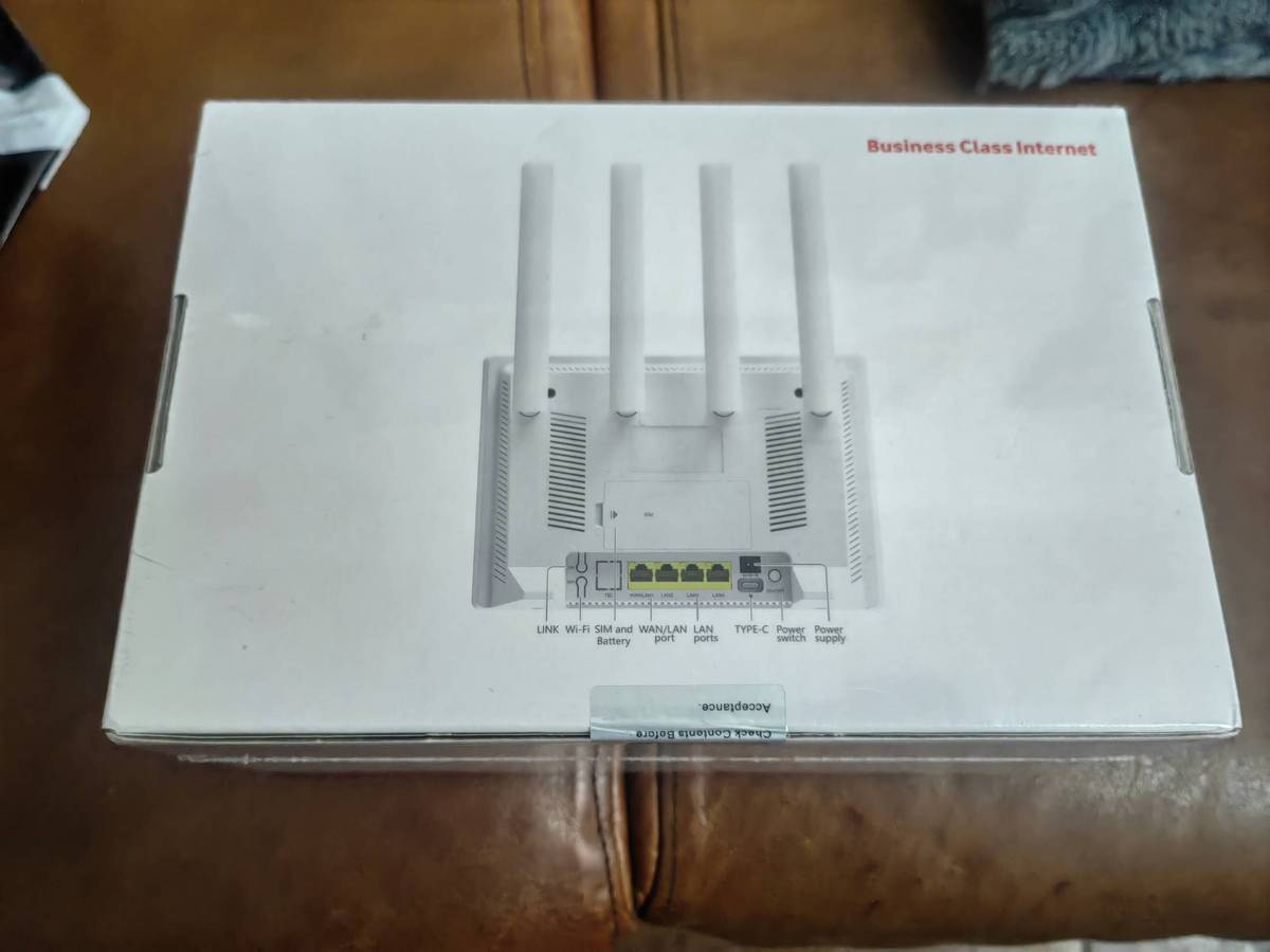 Wireless Routers - Vodacom ZLT S90 ULTRA 4G Router - sealed was listed ...