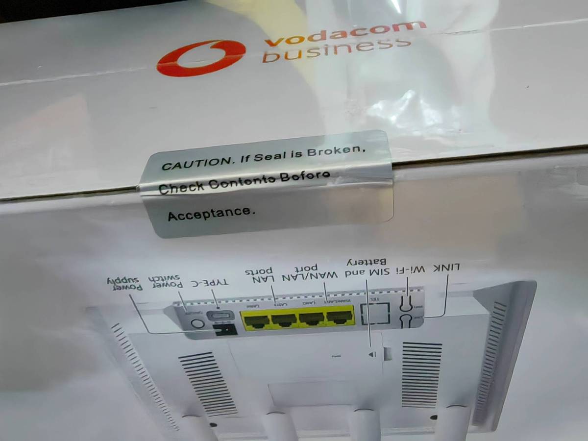 Wireless Routers - Vodacom ZLT S90 ULTRA 4G Router - sealed was listed ...