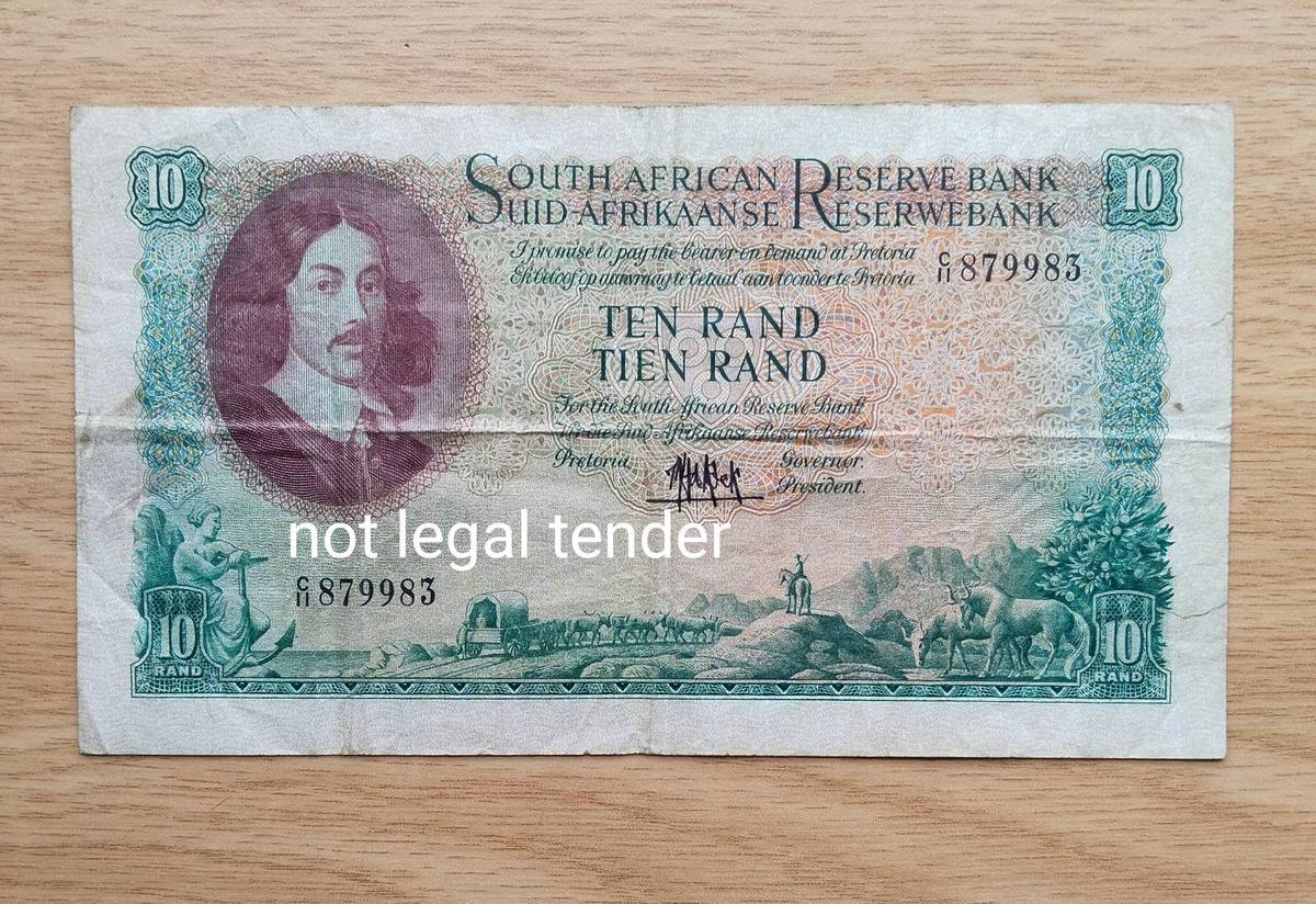 MH de Kock - South Africa MH de Kock Old R20 Bank Note. (983) was sold ...